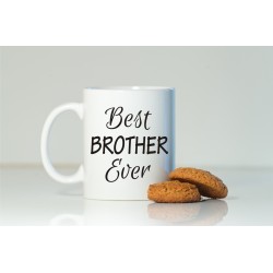 Grabadeal Beautiful White Best Brother Ever Coffee Mug Gift for Raksha Bandhan